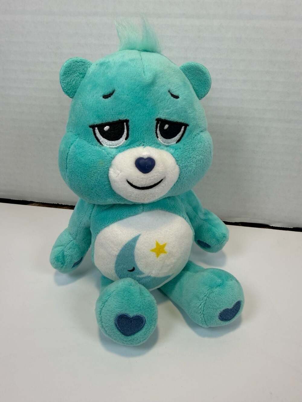 Care Bears Bedtime Bear Aqua Blue Plush Stuffed Animal 9 Inch